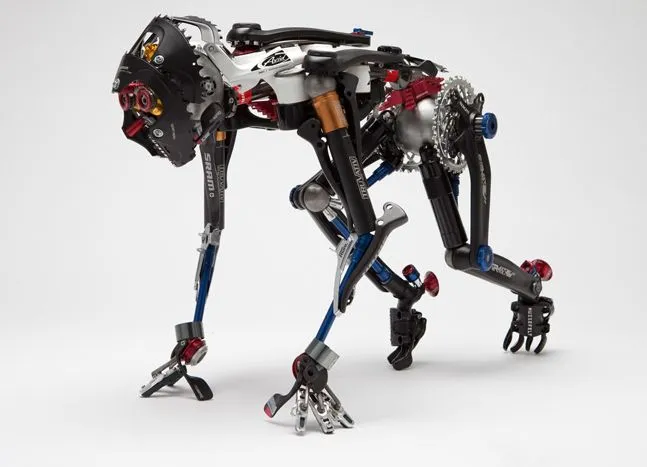 "The Sprinter" by Jesse Meyer is one of the works up for auction in the SRAM pART PROJECT