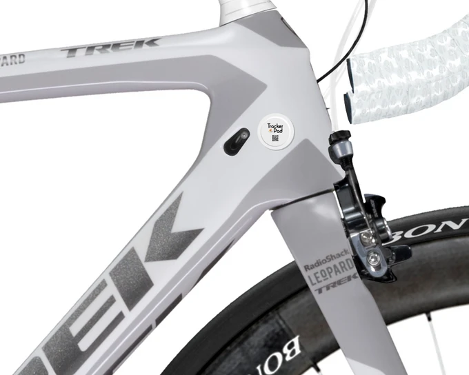 The TrackerPad can be used for tracking expensive items like bikes or cars