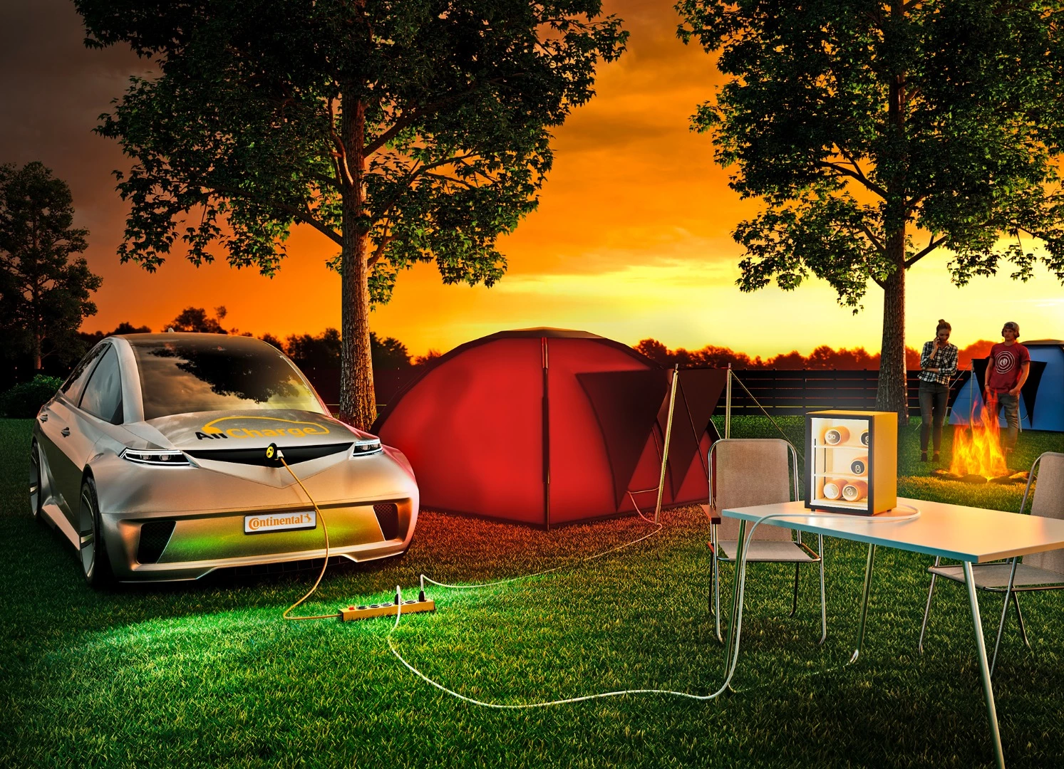 Continental says production for its AllCharge universal charging system is planned for 2022