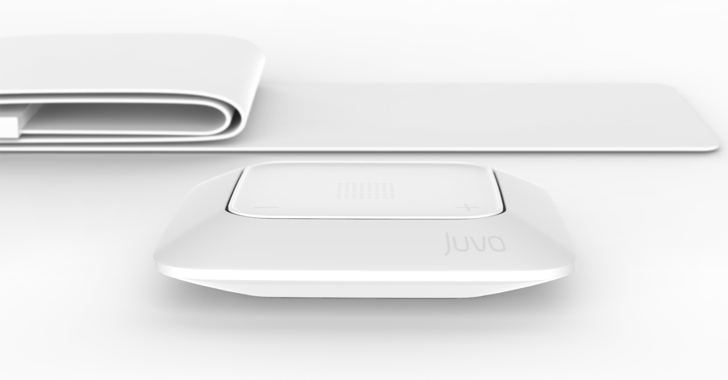 Juvo comprises a fiber optics band and a bedside stand