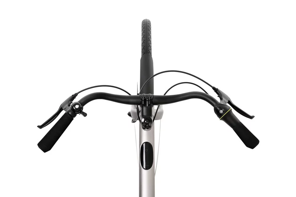 The VanMoof SmartBike has an LCD touchscreen built into its top tube