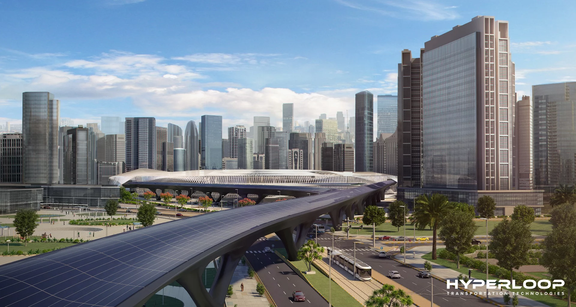 HyperloopTT hopes to eventually extend its transport system to cover the distance between Dubai and Abu Dhabi