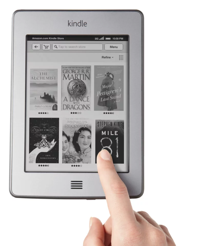 Shopping for books in the Amazon Kindle shop