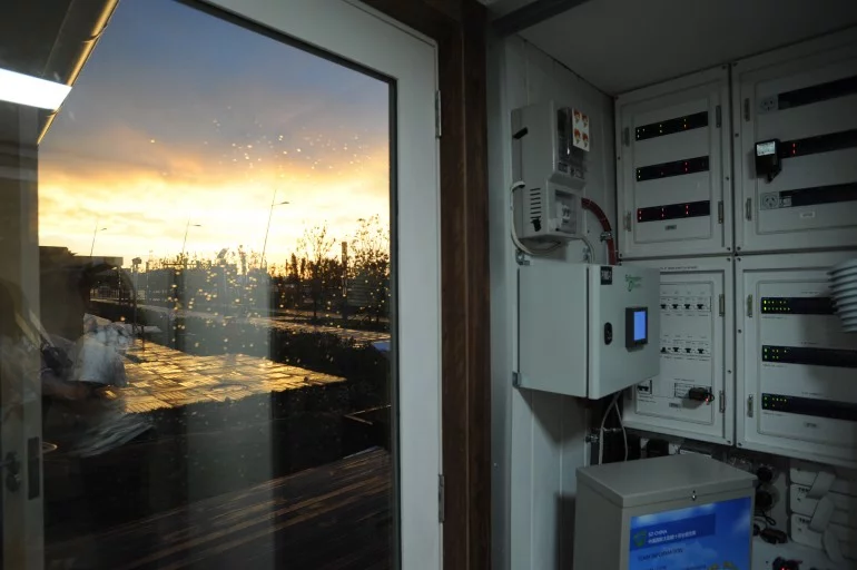 Illawarra Flame includes a roof-based 9.4-KW solar panel system, rainwater harvesting and grey-water recycling system