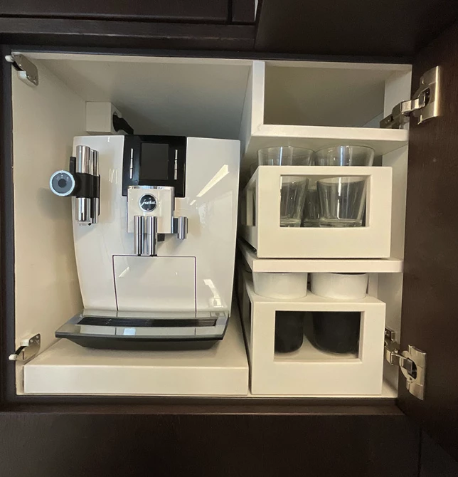 A Jura specialty coffee machine sure makes things easier than campfire coffee