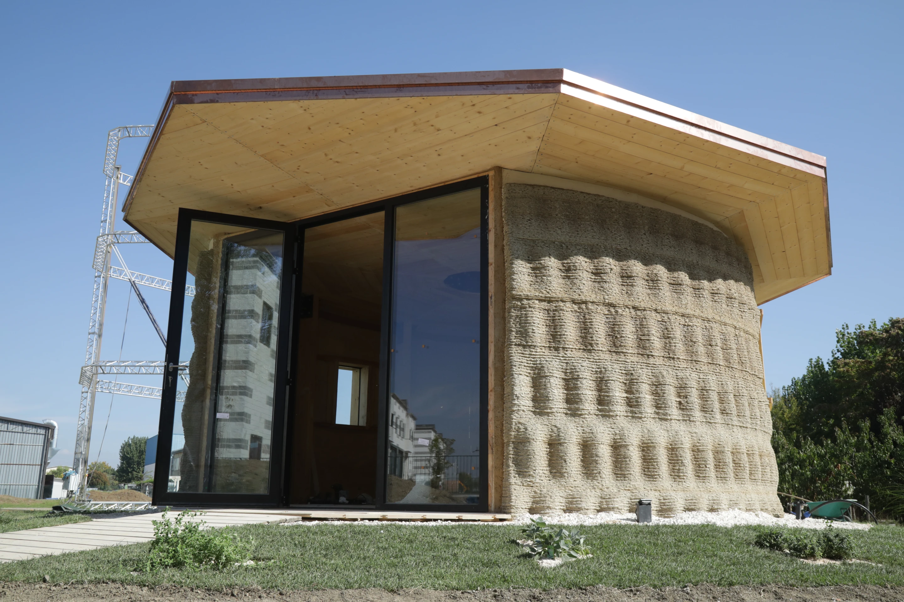 Gaia is accessed by glass doors
