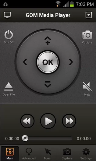 GOM Player has a cool remote app for both Android and iOS. Both are available as free apps in the iTunes App Store and Google Play