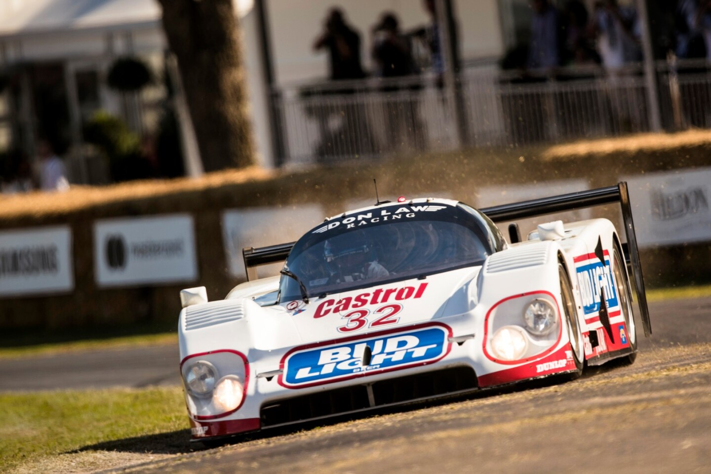 Justin Law won the Timed Shootout in this classic Jaguar