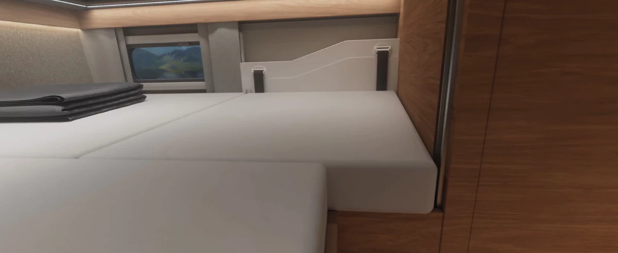 Back to a tapered double bed