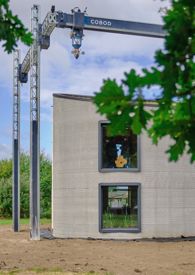 Europe S Largest 3d Printer Builds Two Story House