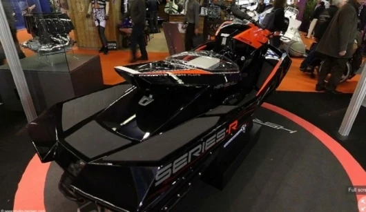 HSR-Benelli Series-R with V6 engine in background