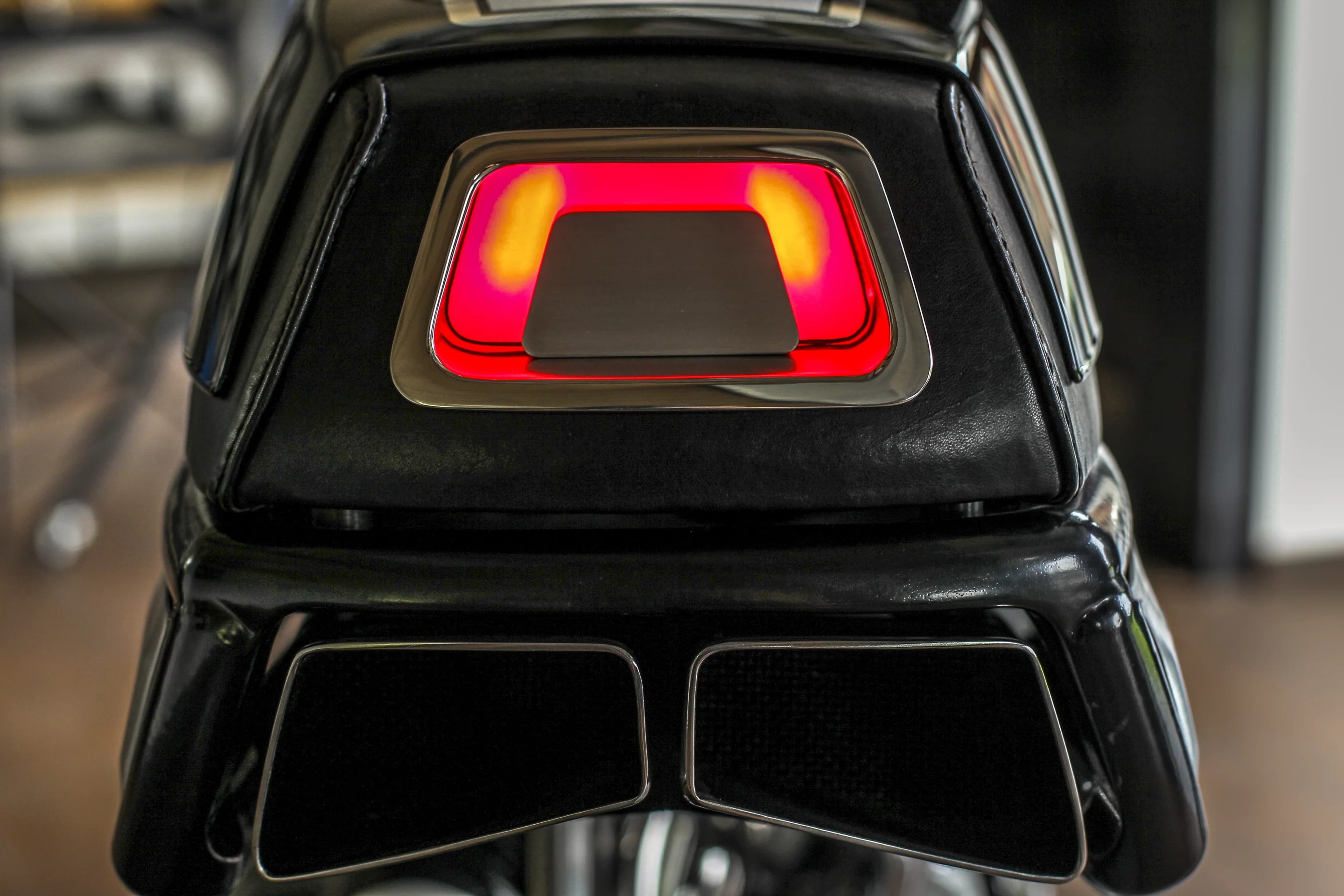 Detail of the Thiverval custom based on a Ducati XDiavel