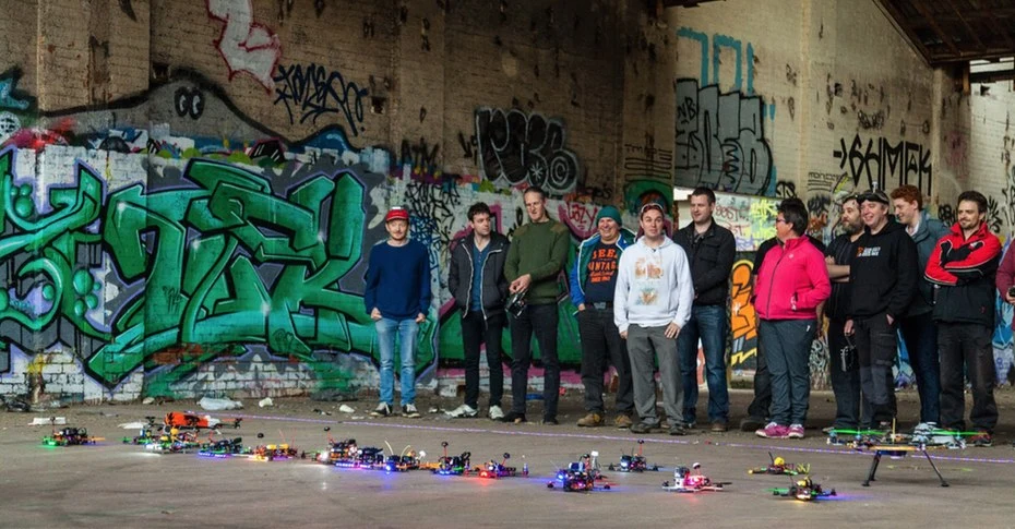 Earlier this year, Gizmag paid a visit to a derelict warehouse in the suburbs of Melbourne, where a bunch of drone owners had congregated with custom-built quadcopters and first person view goggles (FPV) in tow