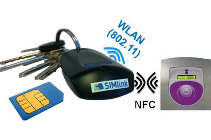 The key fob connects via Wi-Fi to add NFC capabilities to any mobile phone