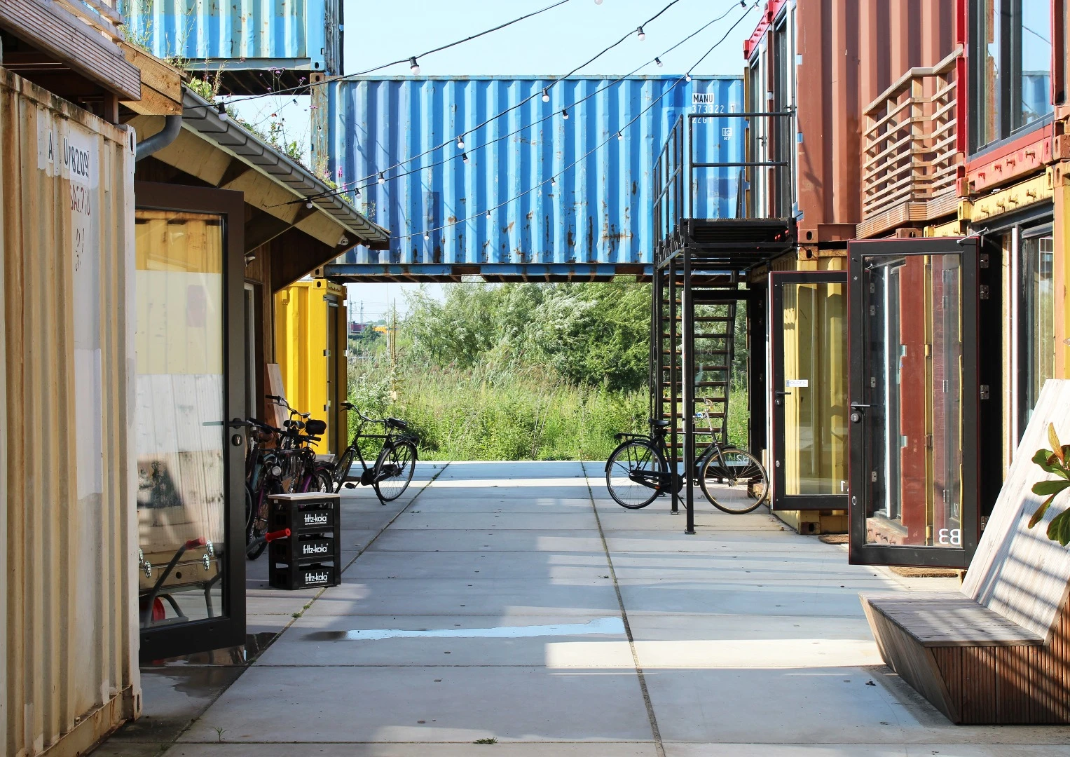 The Startup Village was dreamt up by Dutch architect Julius Taminiau while working on the design and construction of Pop Brixton