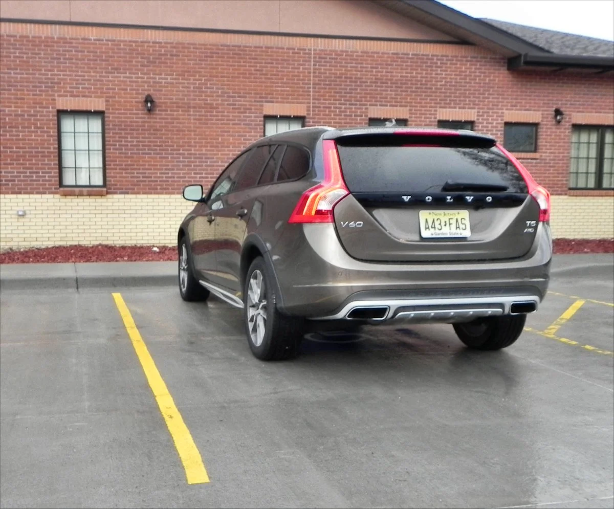 The wagon has better than double the cargo room of the S60 and some smart features for storage