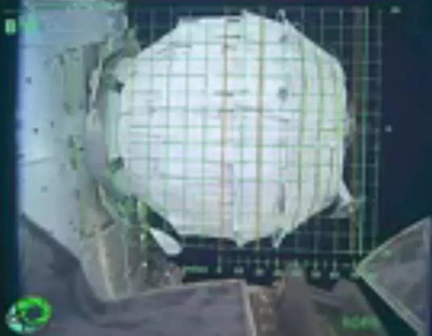Video grid used to measure BEAM's expansion