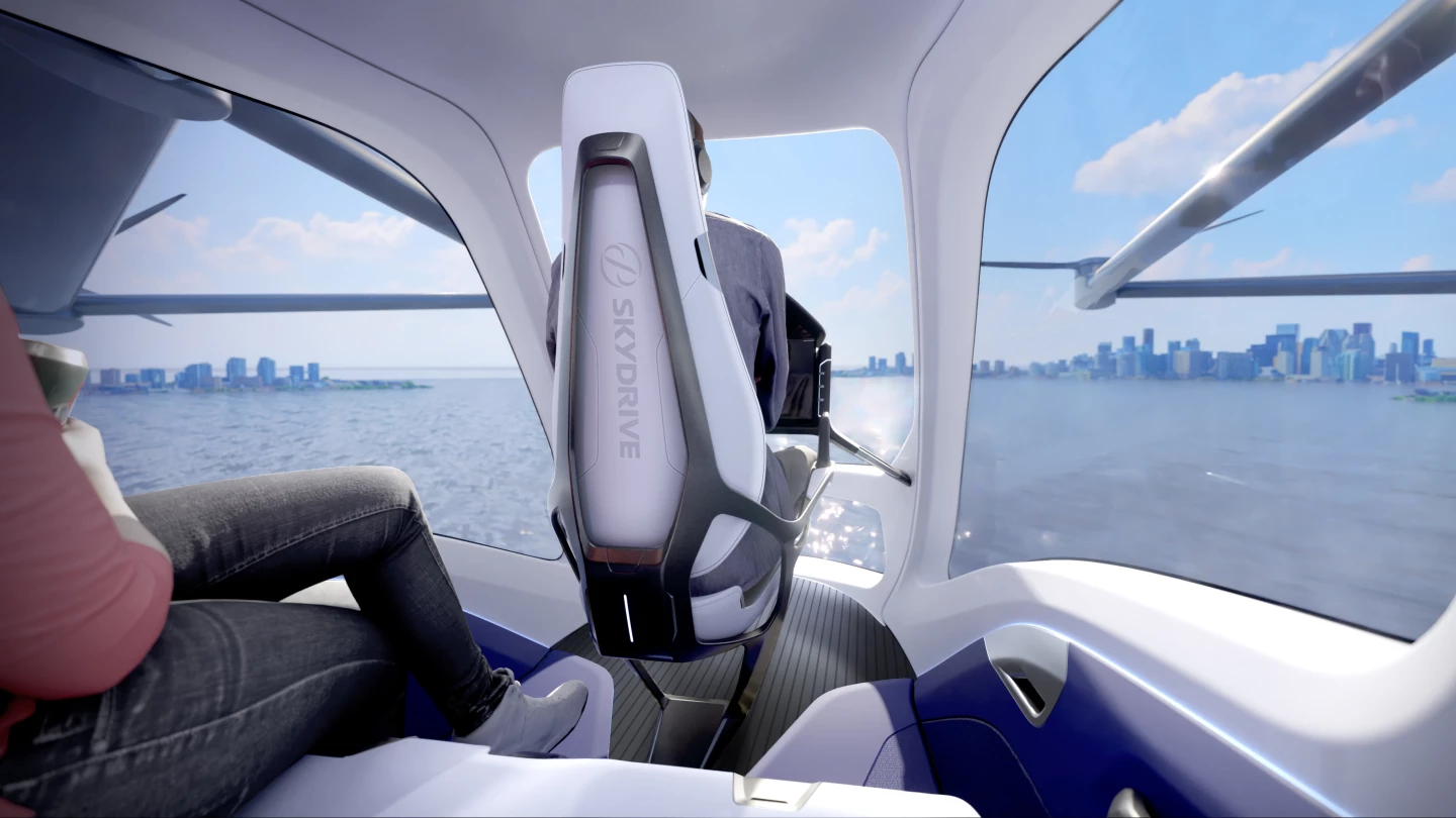 The revised SkyDrive eVTOL is expected to have a per-charge flight range of 15 km