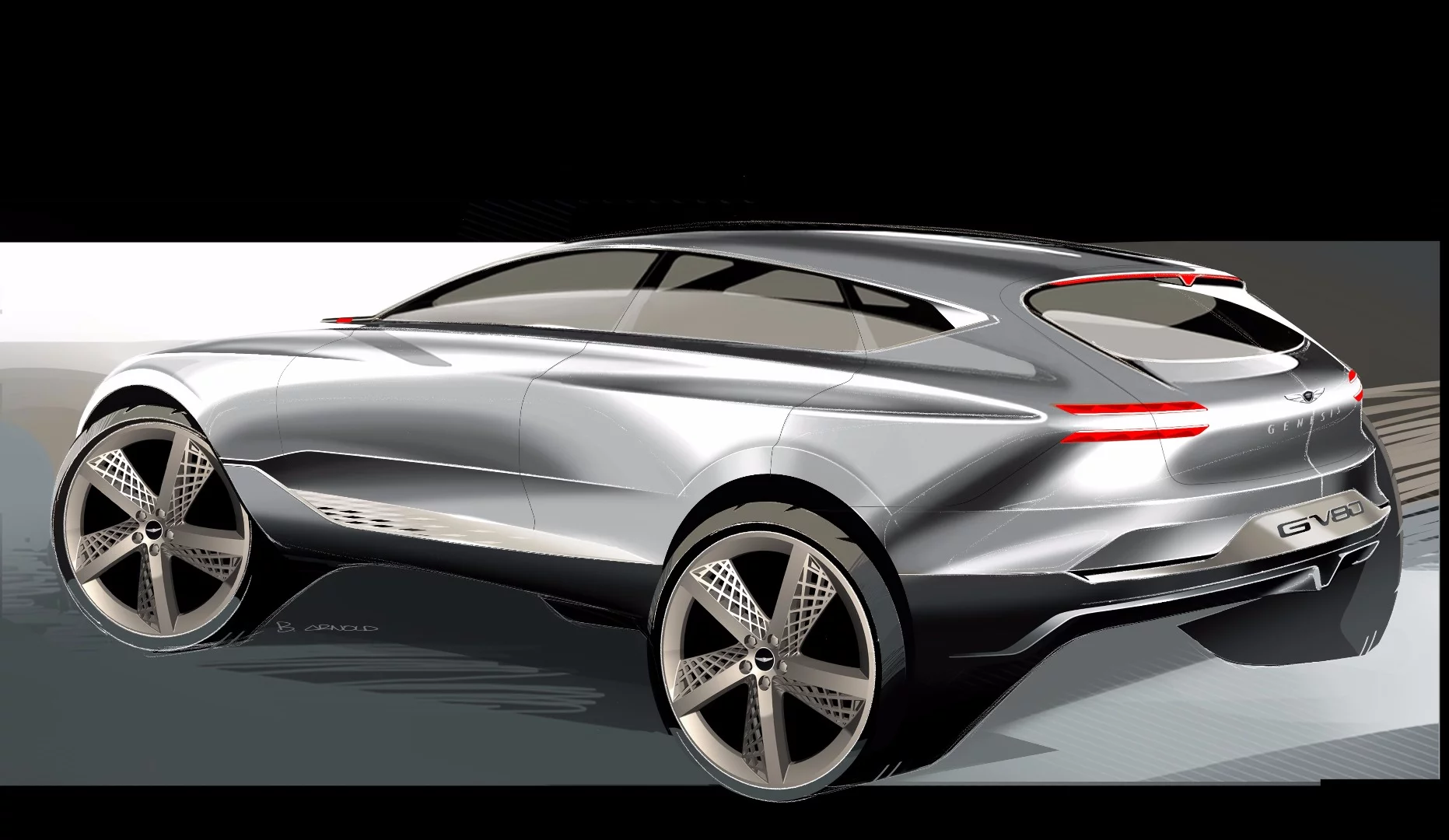 Genesis GV80 sketch