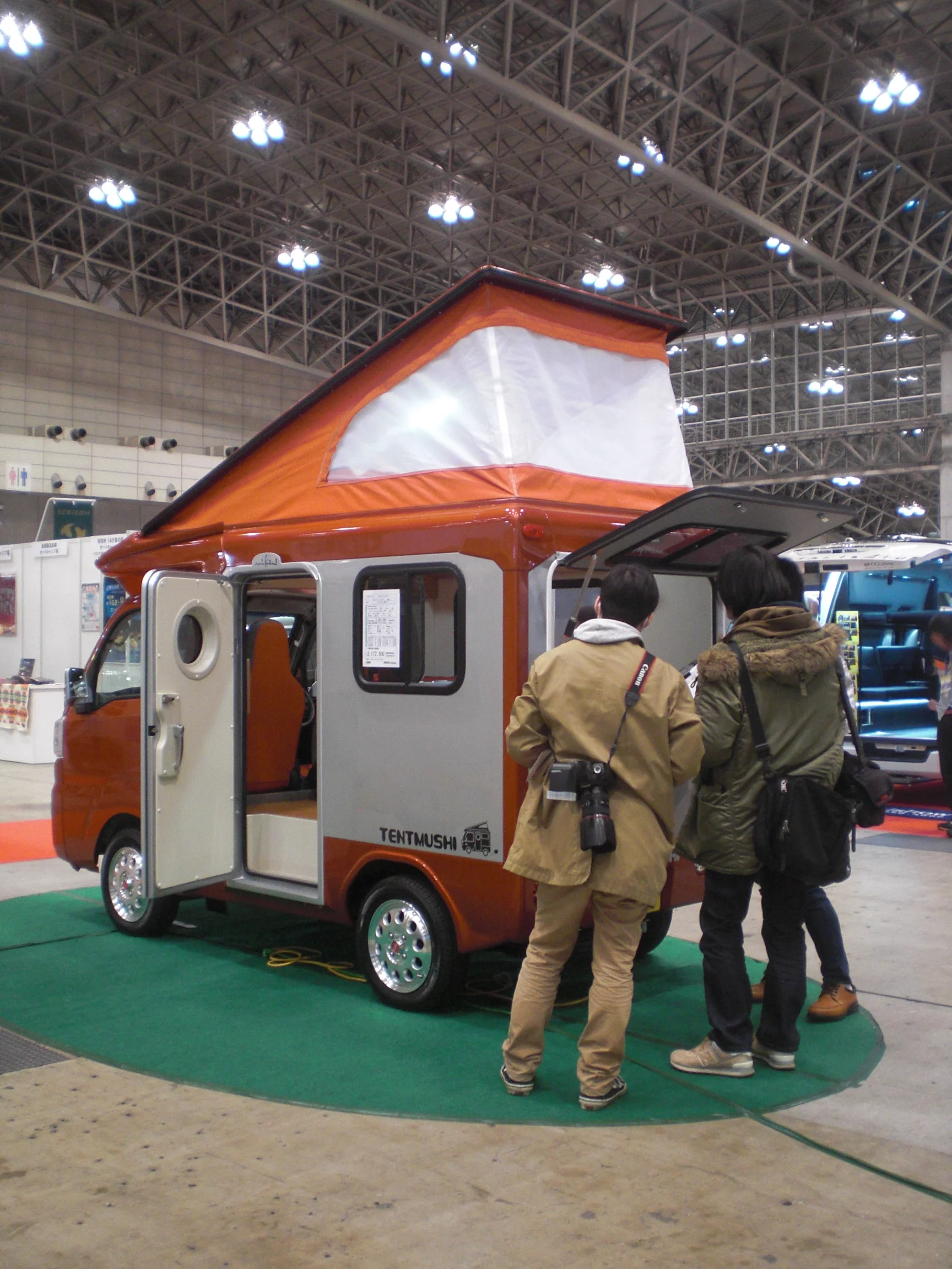 The TENTMUSHI t-po was launched at the show - like it`s bigger brother, it is available in both 2 and 4-Wheel-Drive versions (Photo: Stephen Clemenger/Gizmag.com)