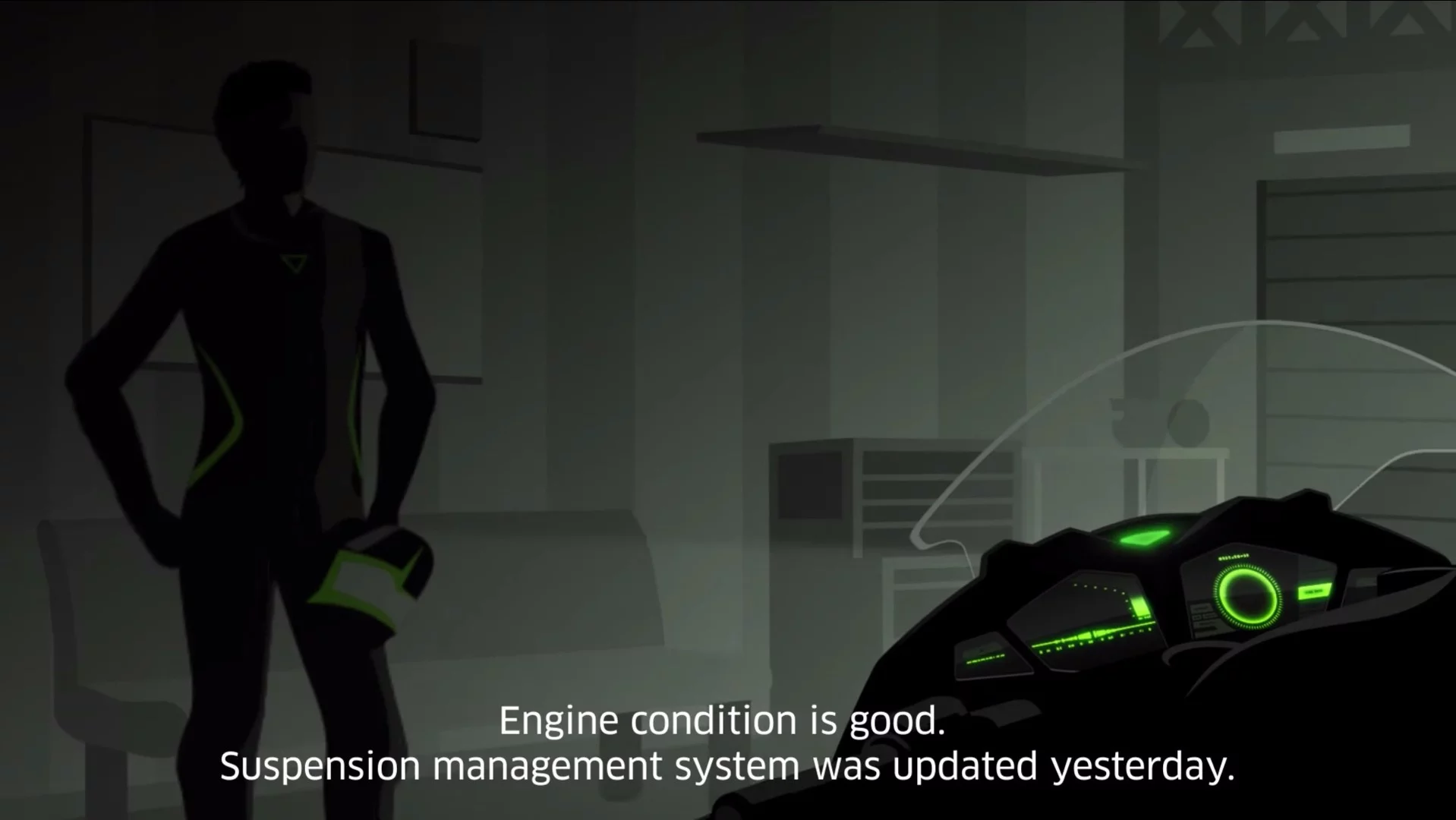 Kawasaki's proposed motorcycle AI voice assistant: updates your suspension settings without being asked to
