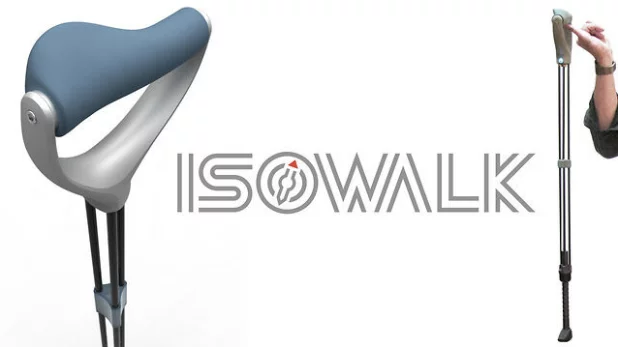 Isowalk is a new walking cane with cutting edge design and wireless