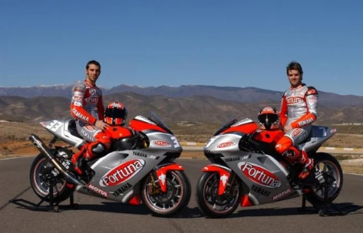 The 2003 Fortuna Yamaha Team of Marco Melandri and Carlos Checa - total podium placings for the year was ZERO!