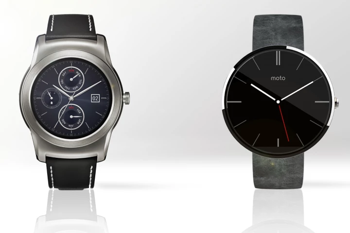 Gizmag compares the features and specs of LG's new Watch Urbane (left) and the Moto 360