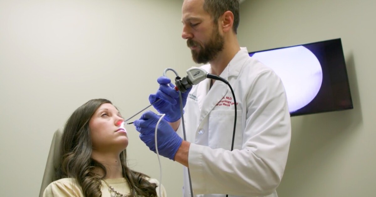 Device goes up the nose to permanently improve breathing