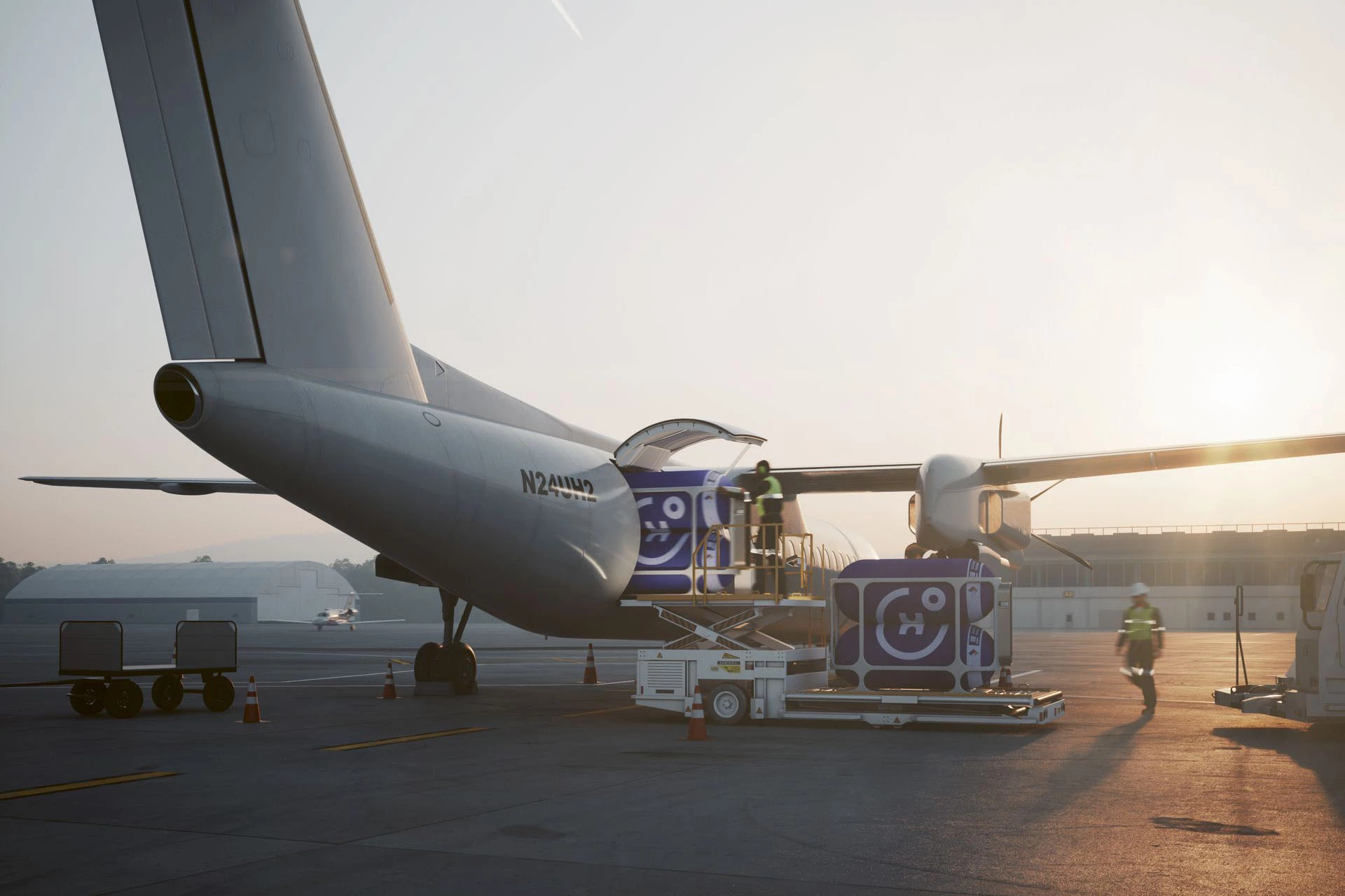 Universal Hydrogen is building interchangeable hydrogen pods for fuel-cell airliners, and has signed deals with three airlines to convert 21 aircraft to hydrogen-electric