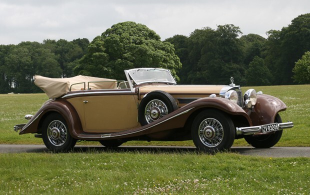 This 1936 Mercedes-Benz 500K Cabriolet B was sold by Gooding and Co for $1,045,000 at Pebble Beach in 2008