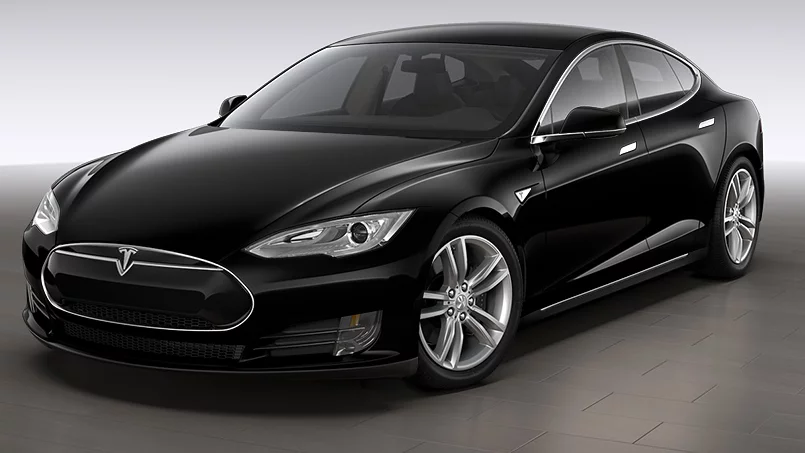 The new Model S P85D features dual electric motors making it all-wheel drive