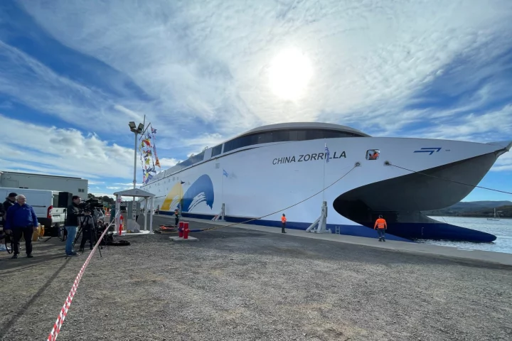 The China Zorrilla launches as the world's largest battery-electric ship