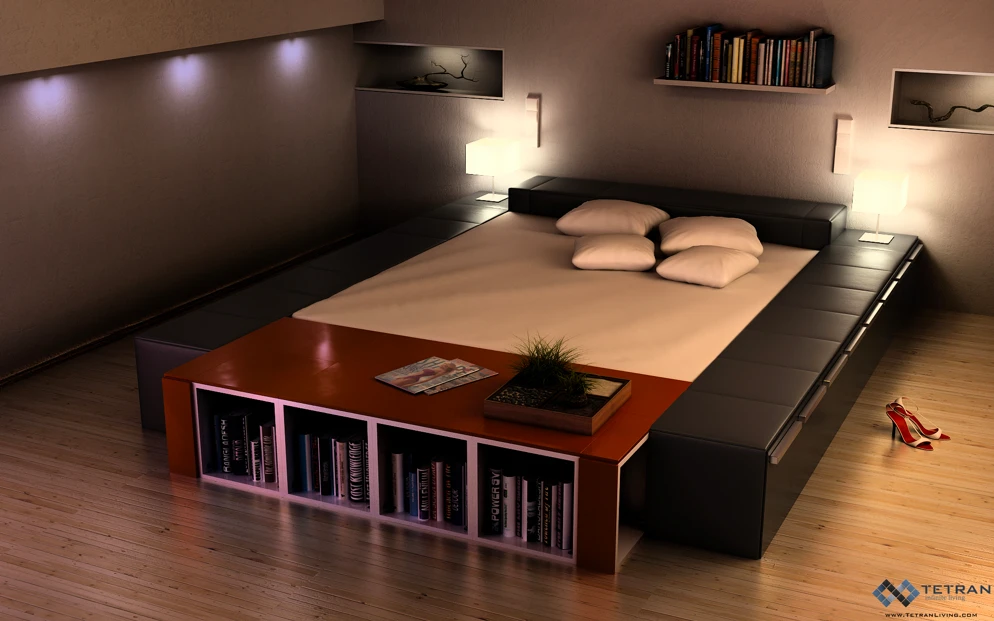 For an idea that has yet to make it to Kickstarter, a remarkable amount of work has gone into Tetran - a modular design possibly best described as LEGO for furniture