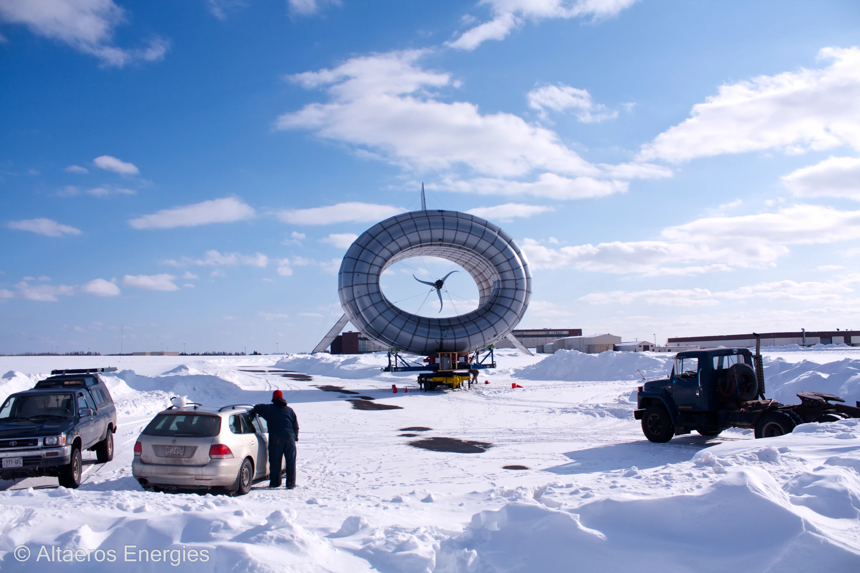 The Buoyant Air Turbine, from Altaeros Energies