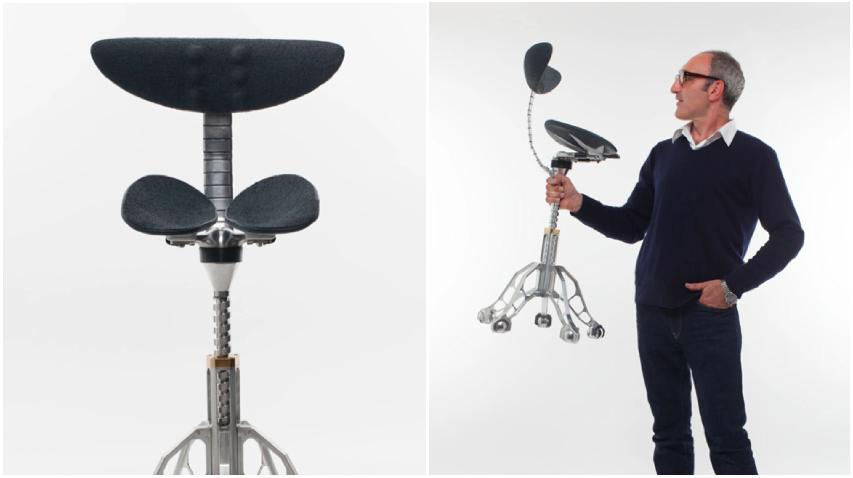 Simon Freedman and his FreedMan Chair