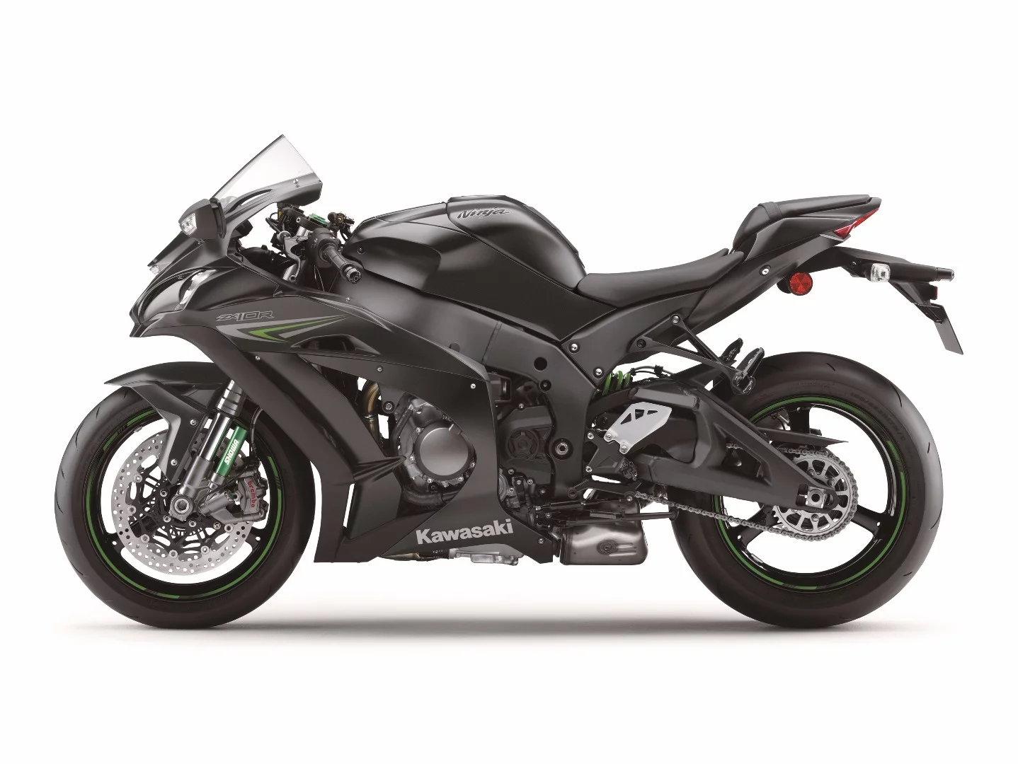 2016 Kawasaki Ninja ZX-10R in Metallic Matte Carbon Grey