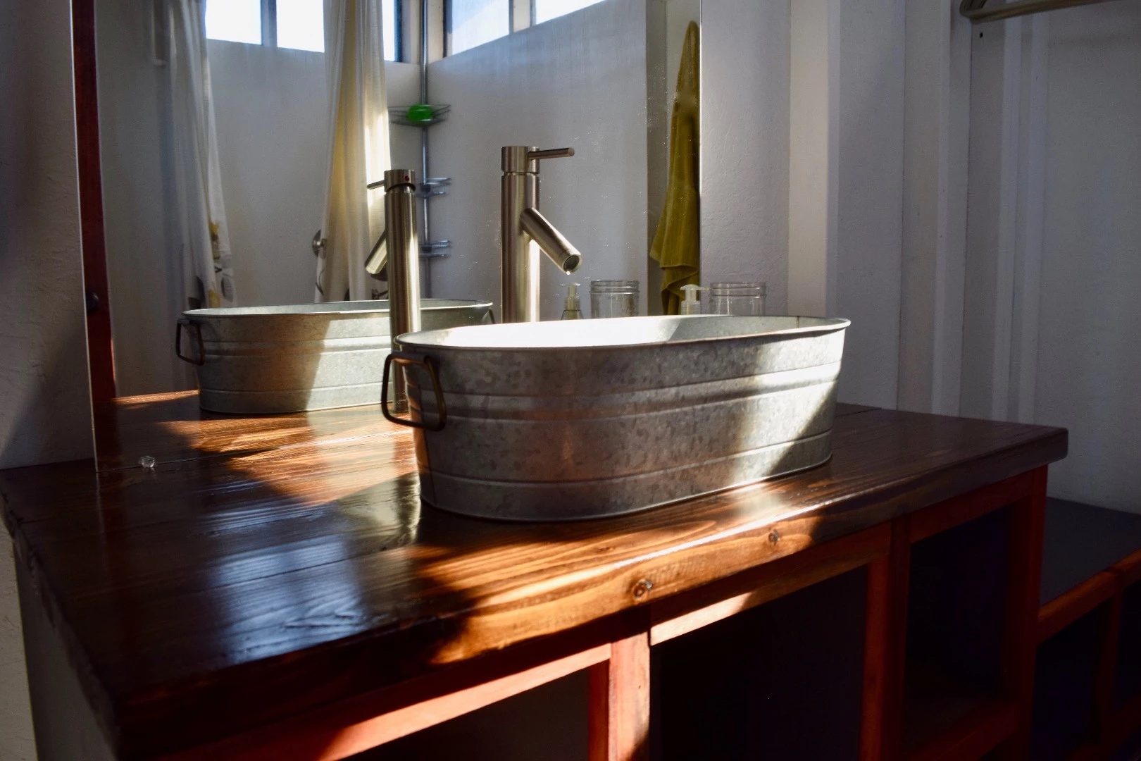 Detail shot in Phoenix House's bathroom