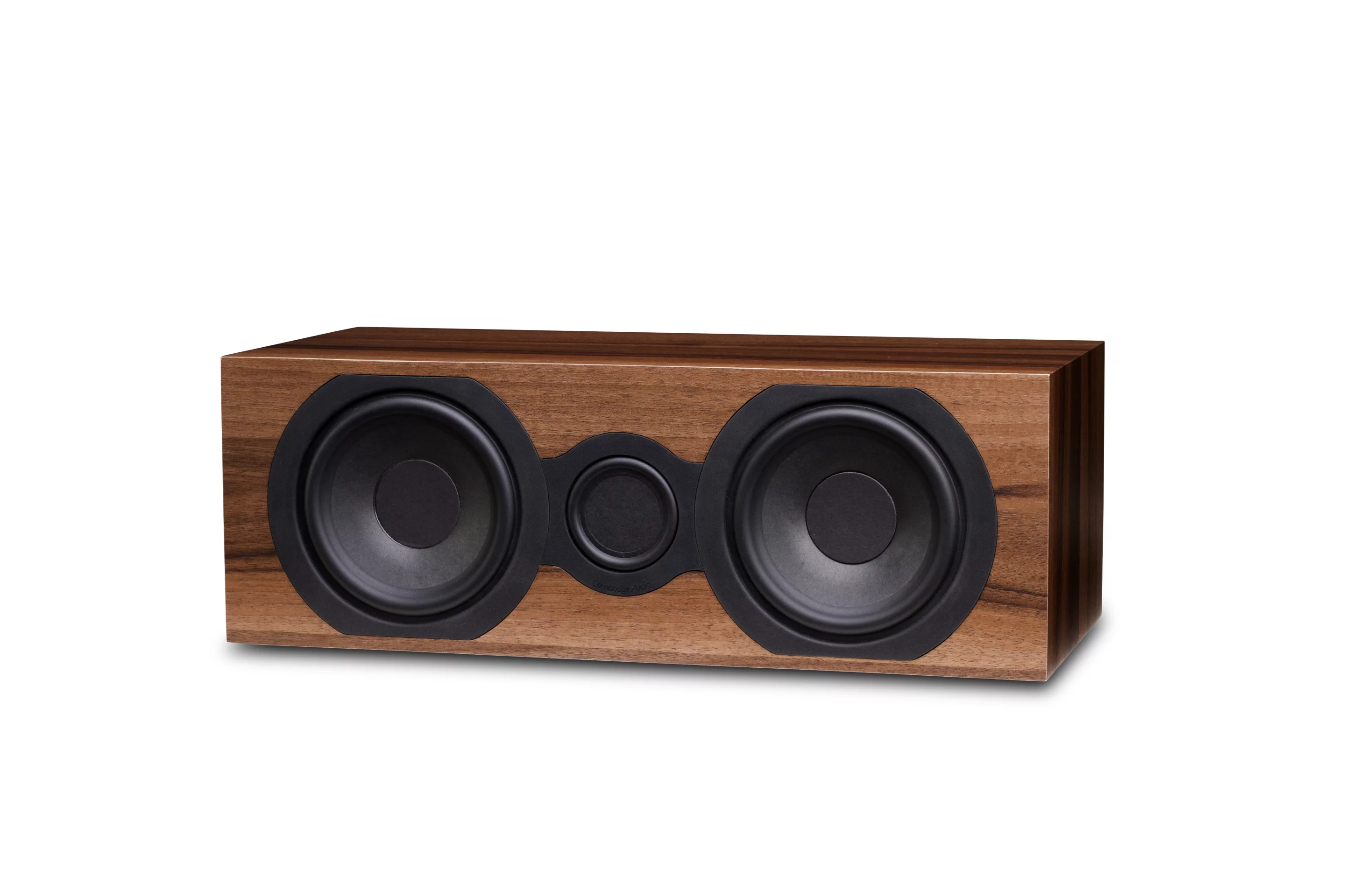 The Aero center speaker with one 2-in BMR driver and two 5.25-in cone speakers