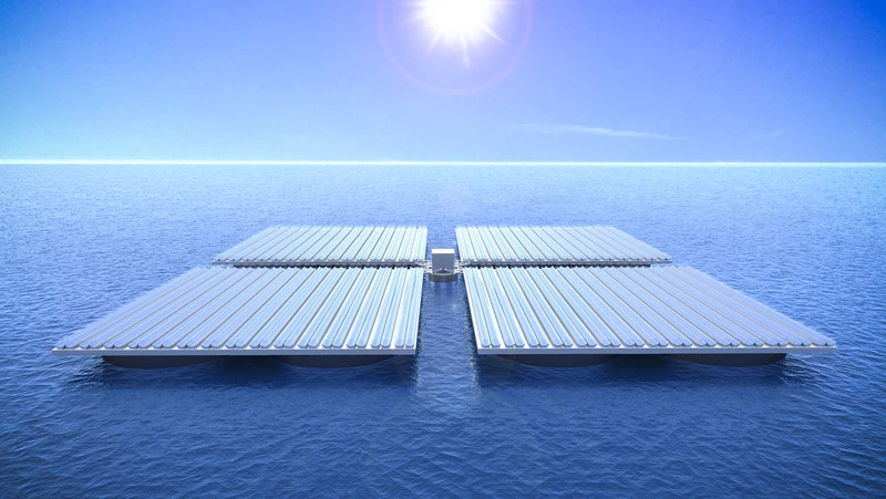 The new technology could be used to build solar farms at sea