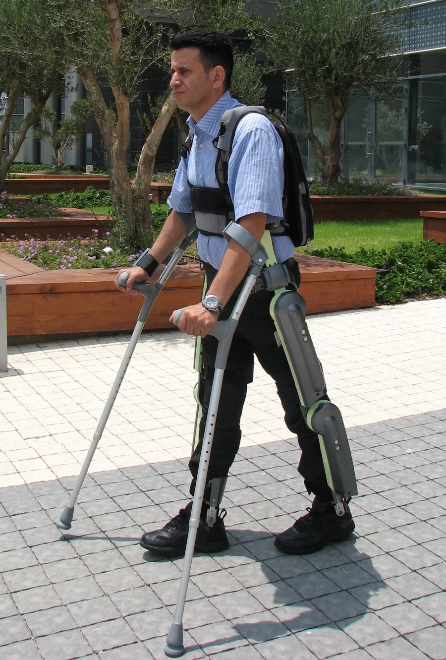 The ReWalk robotic exoskeleton