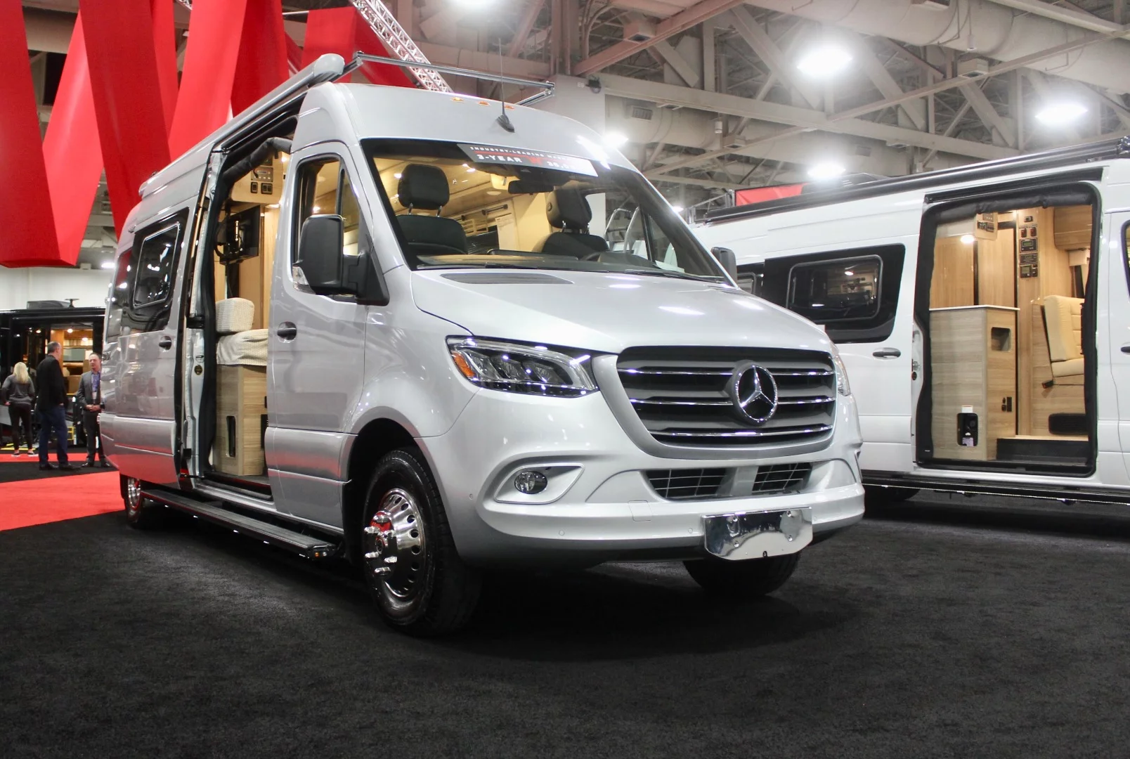 The all-new Winnebago Boldt debuts at RVX, where it was also a Judge's Choice in the "City Escape" category of the Reveal competition