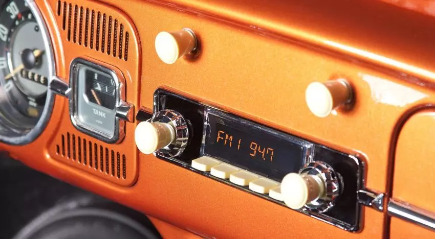 The RetroSound Model Two in a 60s VW