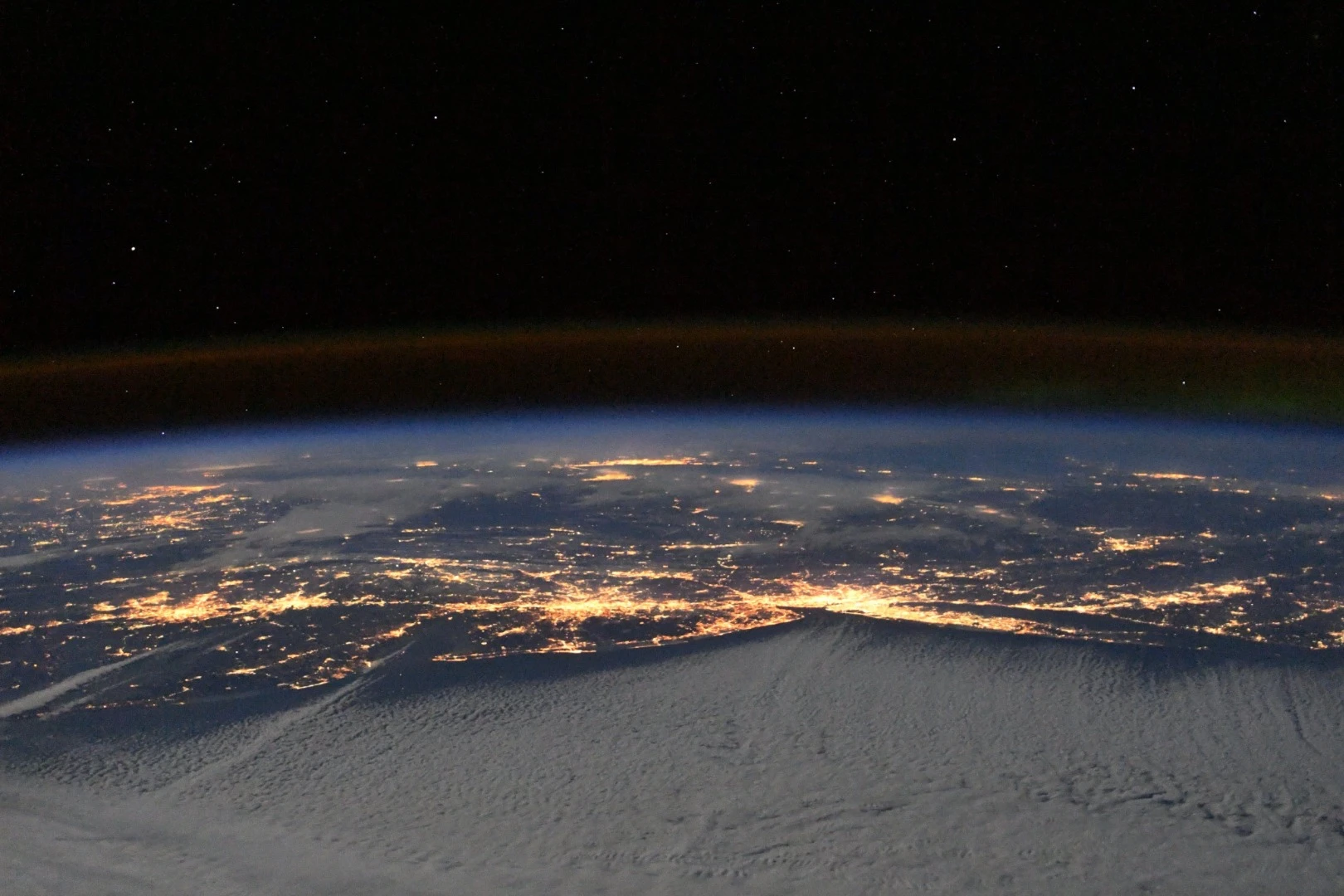 Night lights of the Northeastern United States and Toronto, Canada