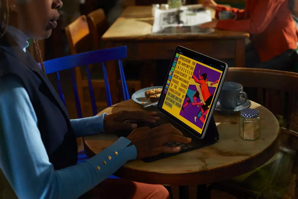 The new iPad Pro is the first Apple device with Wi-Fi 6E, with downloads of up to 2.4Gbps