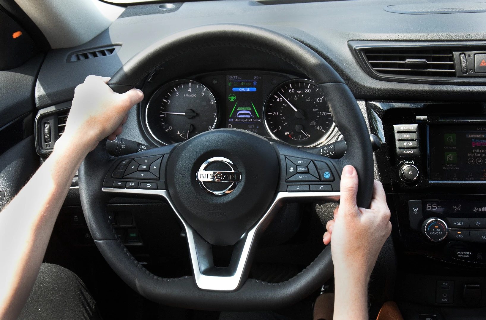 ProPILOT Assist adds lane-keeping through a camera and smart braking and traffic response to adaptive cruise in order to make the commute more automated