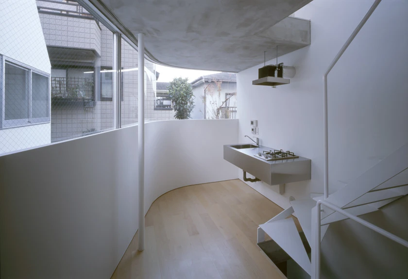 Photography of the apartment interiors reveal incredibly efficient if compact living spaces for one, and the interior layout of the block as a whole is a veritable rabbit warren of a design