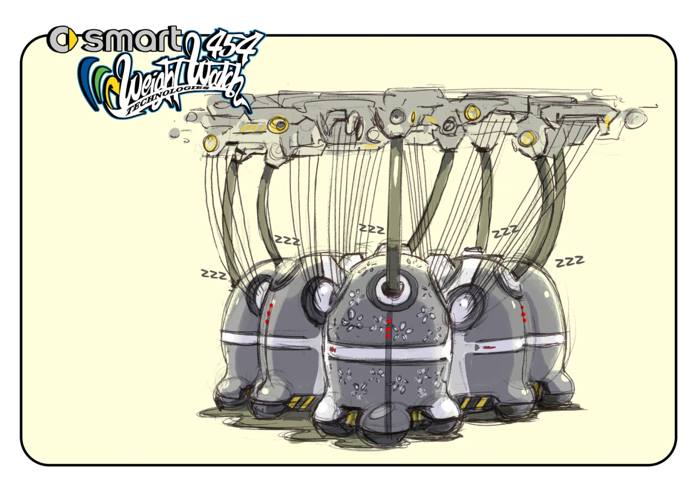 The smart 454 is "knitted" from carbon fibers by so-called Smart Granny Robots