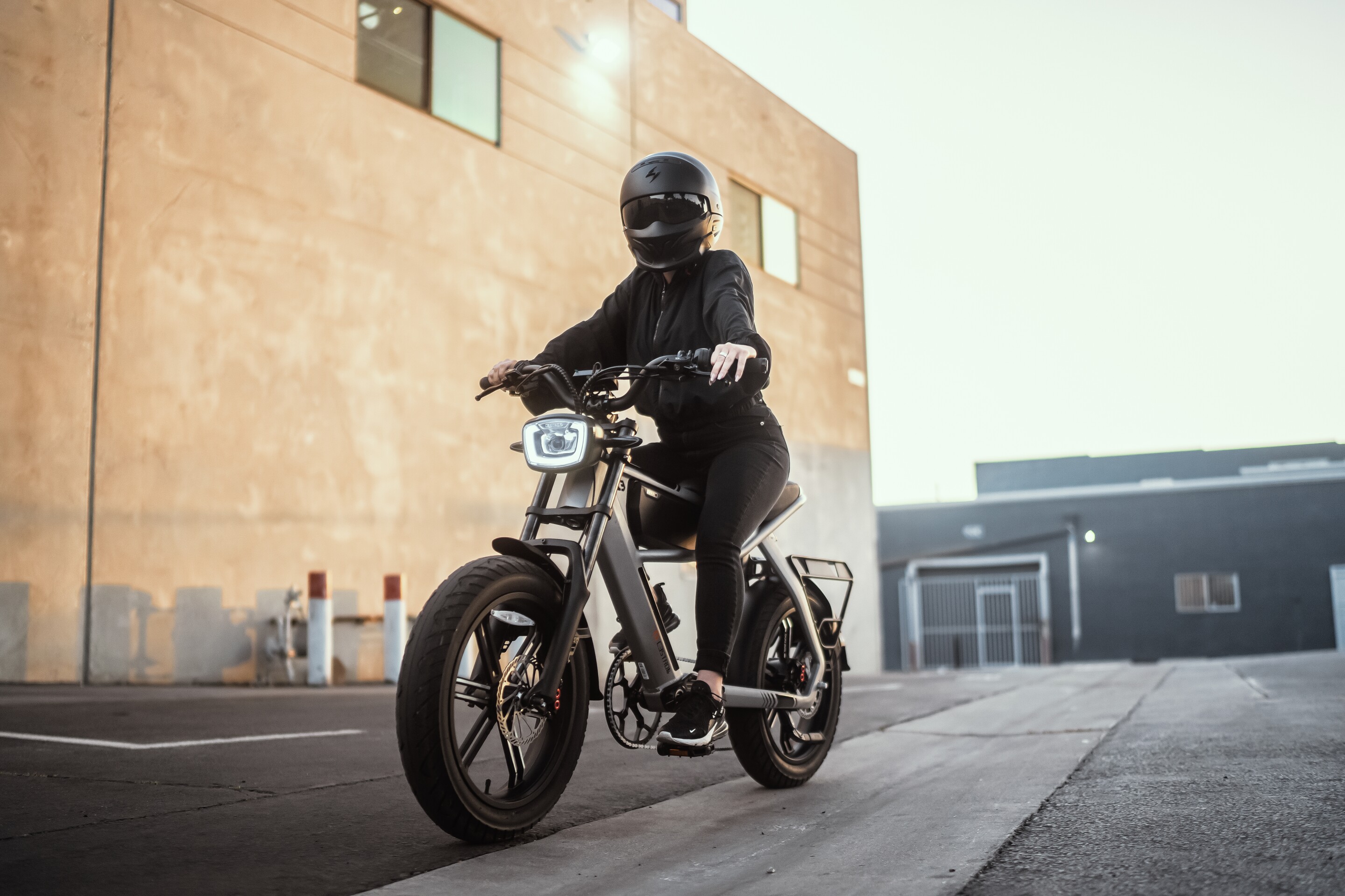 Retromoto ebike designed for Class 3 commuting and offroading fun