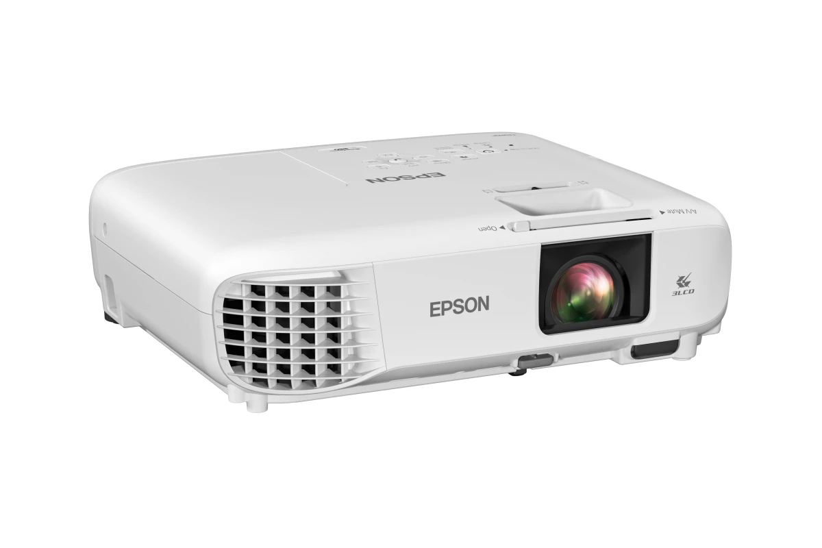 The 880X 3LCD 1080p smart portable projector is designed for office or home use